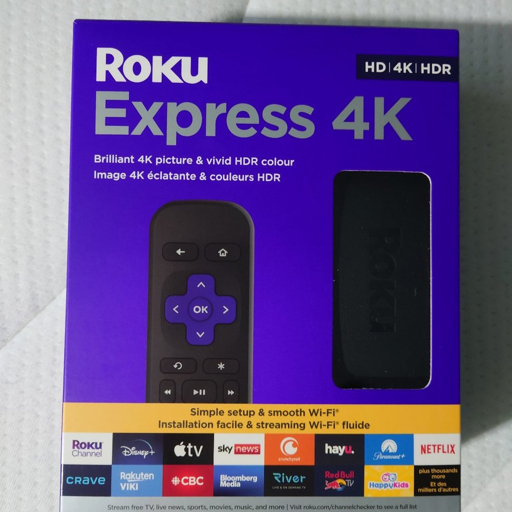 Roku Express 4K Streaming Media Player HD 4K HDR with HDMI NEW